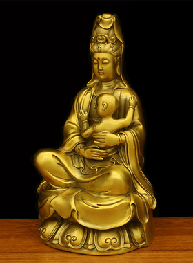 观音菩萨居家保平安佛像送子