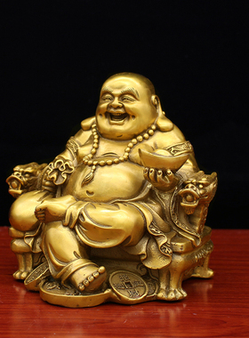 弥勒佛像平安招财纳福镇宅摆件