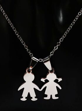 Family Boys Girl Stainless Steel Necklaces Mama Necklace Pen