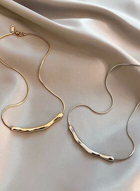 European and American Fashion Simple Stainless steel Gold Co