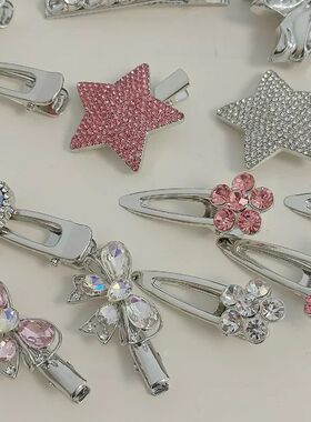 Jewelry Y2K Bow-knot Alloy Hairpins for Women Korean Fashion