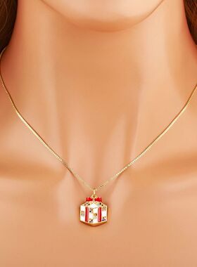 Fawn/Snowman/Small Bell/Socks Shape Pendant Necklace For Wom