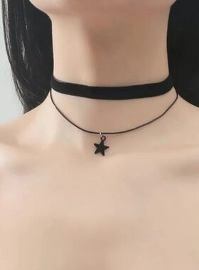 Sexy Velvet Short Choker for Women Creative Christmas Gift N