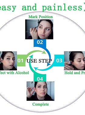 1-20Pcs/set Ear Piercing Gun Disposable Disinfect Safety Ear