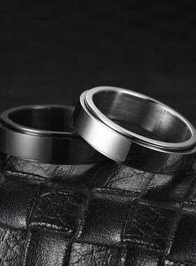 Anti Stress Anxiety Fidget Spinner Couple Rings Rotate Freel