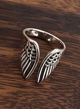 Rings For Women Men Fine Jewelry Finger Adjustable Open Wing