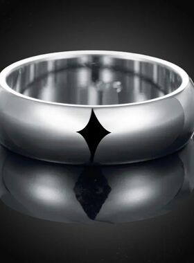 Ring Fashion Simple Smooth Round Ring Party Jewelry for Wome