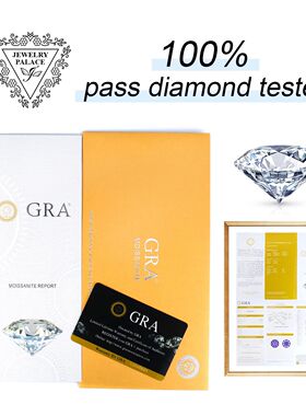 Moissanite D Color 0.6ct Engagement 6 Stone Ring for Women Y