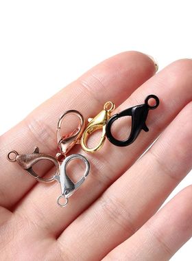 100pcs/lot Lobster Clasps For Bracelets Necklaces DIY Hooks