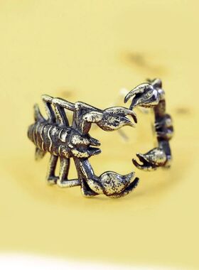 Mighty Scorpion Shaped Ring and Mysterious Skeleton Trendy R