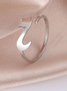 Cute Lazy Little Cat Rings Pattern Exquisite Leisure Circle