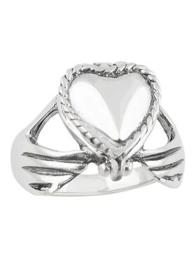 Unique Heart LoveInHand Locket Coffin Ring Secret Small Room