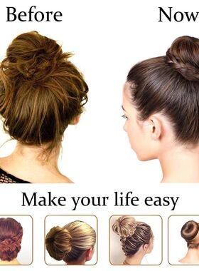 1pc Magic Hair Bun Maker Elegant Women Magic Shaper Donut Fo