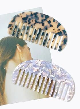 Fashion Acetate Hair Combs Anti-static Massage Hair Brush Ha