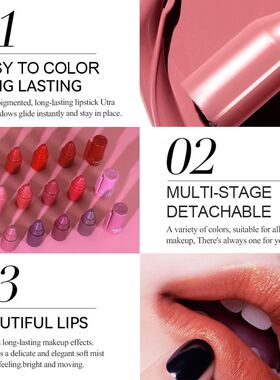 5-in-1 Fruit Velvet Matte Lipstick Set Long-Lasting Highly P