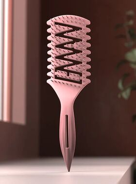 Curl Define Styling Brush Boar Bristle Detangling Hair Brush