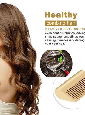 Hot Comb Hair Straightener Heat Pressing Combs Portable Cera