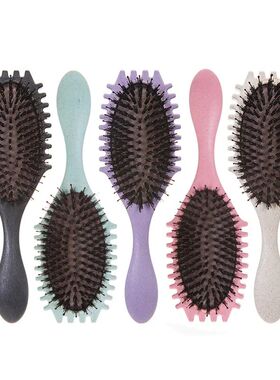 Hair Brush Hair Comb Detangling Brush Bristle Nylon Women We