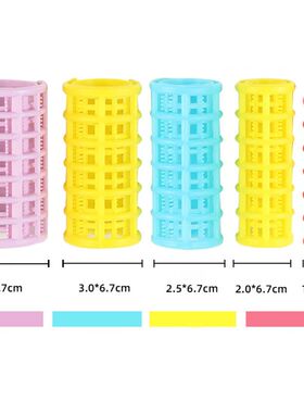 6-14pcs 5 Sizes Hairdressing Hair Curler Rollers Home Use DI