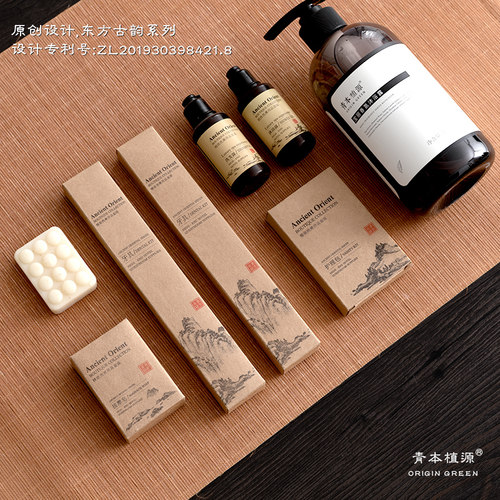 古韵 民宿酒店洗漱套装用品 牙刷牙膏星级宾馆一次性牙具定制专用 - 图1