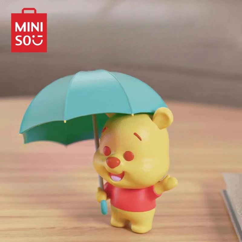 Blind Box Winnie The Pooh Series Rainy Season Theme Model Do - 图3