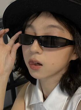 Small Rectangular Narrow Frame Sunglasses Women Streetwear Y