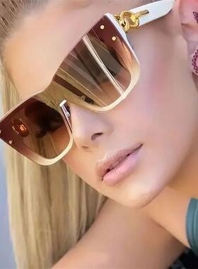 Big Frame Cat Eye Sunglasses For Ladies Street Shot Fashiona