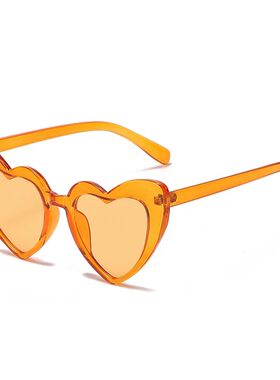 Heart Shaped Sunglasses Women Cat Eye Female Sun Glasses Lux