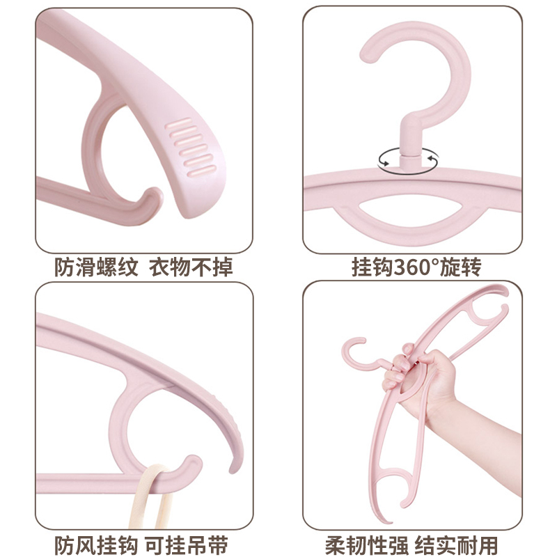 秋冬衣服挂衣架加粗加宽无痕防滑家用挂大衣皮衣肩不起包衣柜护衣 - 图3