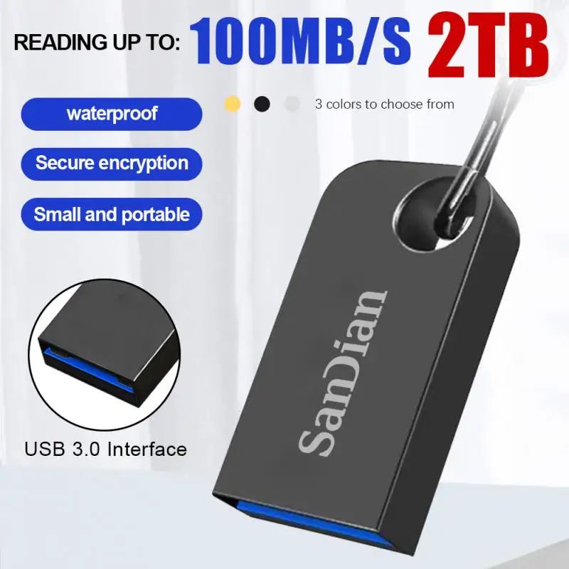 Usb Flash Drives 2TB 1TB 512GB 256GB 128GB 64GB USB 3.0 High - 图0