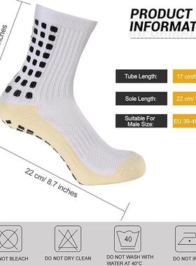 Socks Men's Football Grip Sports Soccer Socks Thick Cycling