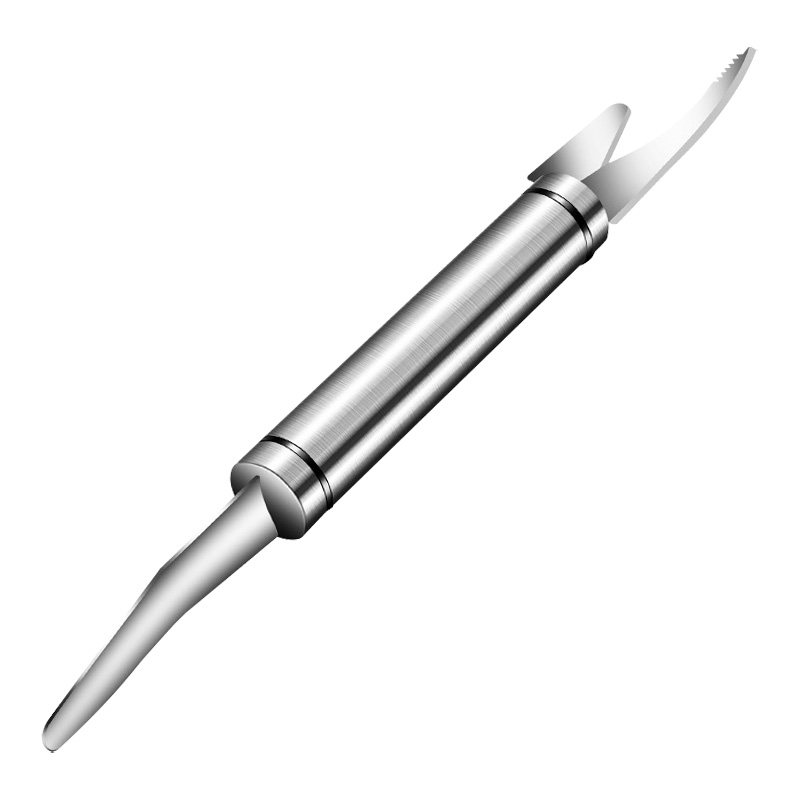 不锈钢挑虾线神器去虾线开虾背剥虾壳虾线剔除刀家用二合一虾线刀,淘宝优惠券,粉丝福利购,淘宝优惠卷