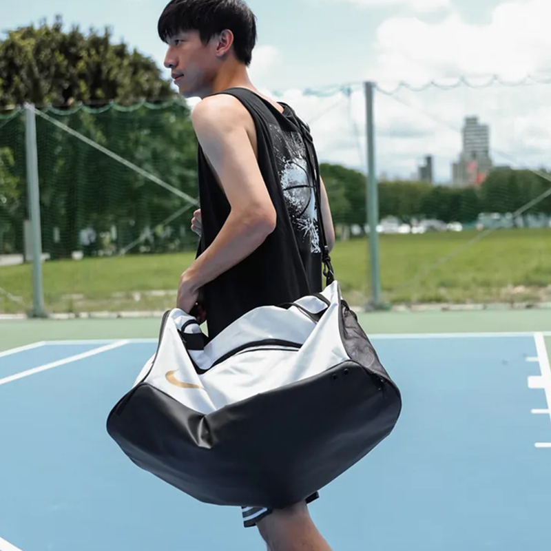 NIKE耐克男女大容量篮球健身包手提包单肩斜跨包DX9789-100