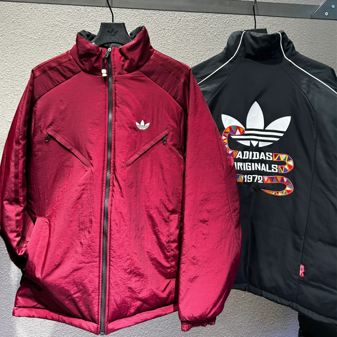 阿迪达斯三叶草棉服男女款新年CNY冬季双面穿加厚棉袄外套KA0822,淘宝优惠券,粉丝福利购,淘宝优惠卷