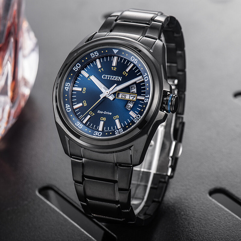 citizen男光动能正品防水运动男表 西铁城中尧日韩腕表