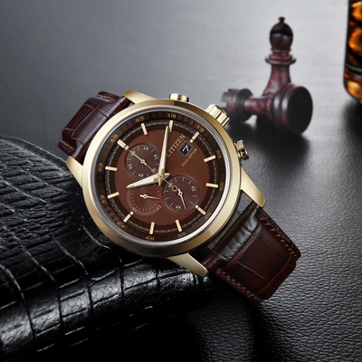 西铁城日本官方光动能不锈钢男表 西铁城中尧日韩腕表