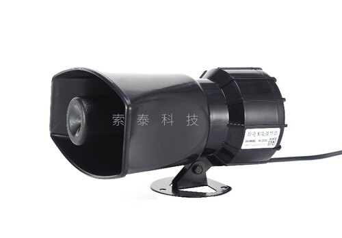 大功率报警器喇叭220V高分贝 塔吊电喇叭12V24V工业消防警报器 - 图3