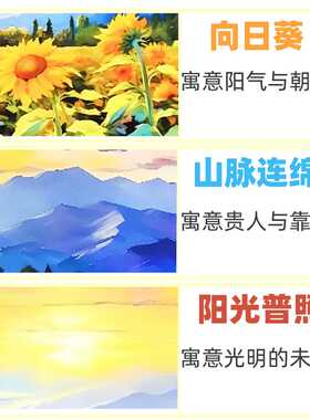 汤镇玮老师推荐向日葵餐厅风水画