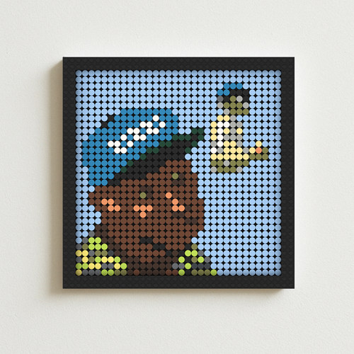 Tyler, The Creator Wolf 积木专辑周边封面海报带相框 - 图2