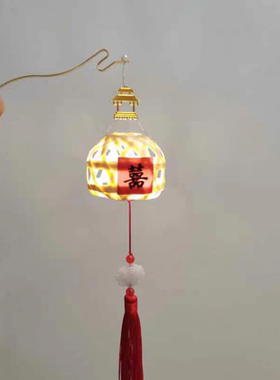 手工编织小灯笼元宵迷你灯笼夜市摆摊端午节灯中秋节灯