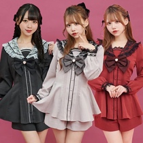 Bag tax yuka Japan secrethoneys Department of mines navy collar dress shorts suit