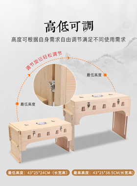 腰腹部好灸师艾灸盒实木艾灸盒