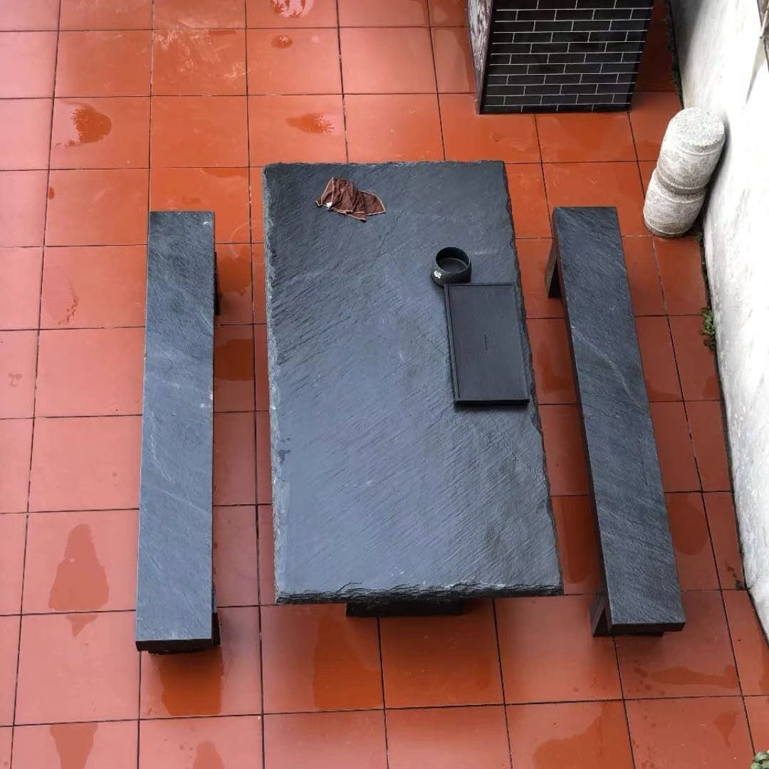 天然青石哑光茶台茶桌茶几庭院桌面阳台户外仿古黑色原石岩板台面,淘宝优惠券,粉丝福利购,淘宝优惠卷