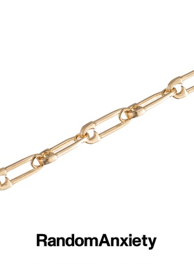 随机焦虑RA大回形针手链