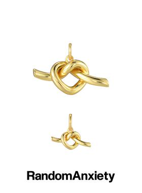 随机焦虑RA心形扭结吊坠