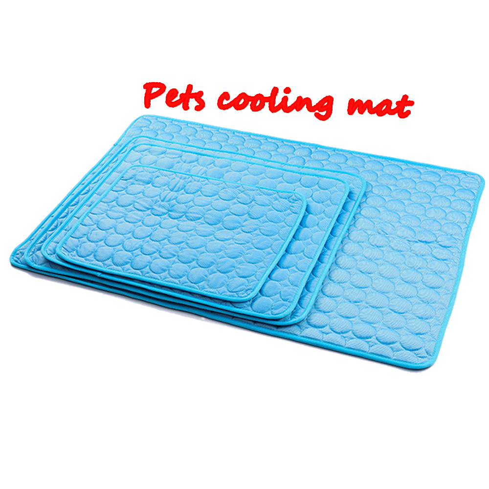 Pet Cooling Mat Dog Bed Non-Toxic Cool Summer Pad 4Sizes-图3