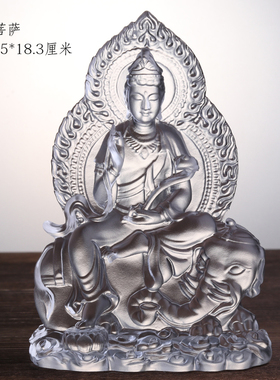 琉璃供奉中式佛堂佛像