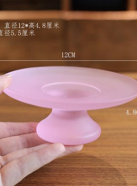 琉璃供杯果盘杯碟七彩净水杯真琉璃佛堂摆放供盘酥油灯佛具供奉