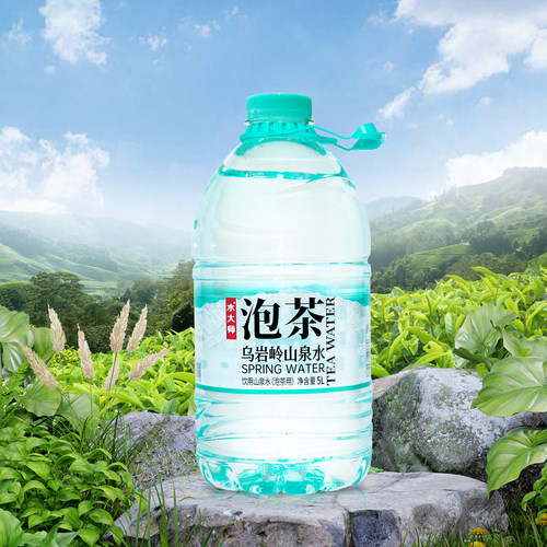 水大师乌岩岭饮用山泉水5L*4桶*2箱整箱包邮大桶装水泡茶水 - 图0