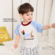 Little O Dad Baby Boy Baby Boy Summer Thin Modal Home Clothes Baby Short Sleeve Shorts Shorts Pajamas Set